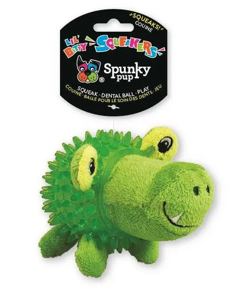 1ea Spunky Pup Lil' Bitty Squeakers Gator - Health/First Aid